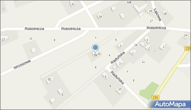 Dziemiany, Robotnicza, 5a, mapa Dziemiany