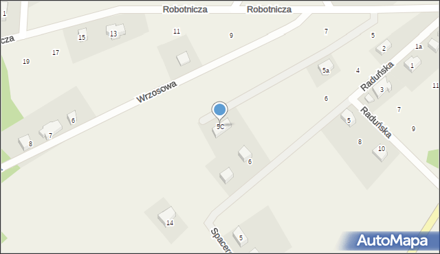 Dziemiany, Robotnicza, 5C, mapa Dziemiany