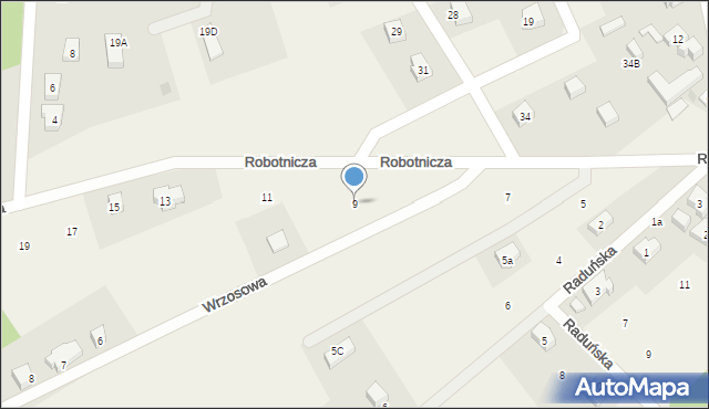 Dziemiany, Robotnicza, 9, mapa Dziemiany