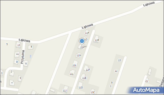 Fasty, Rolna, 11n, mapa Fasty