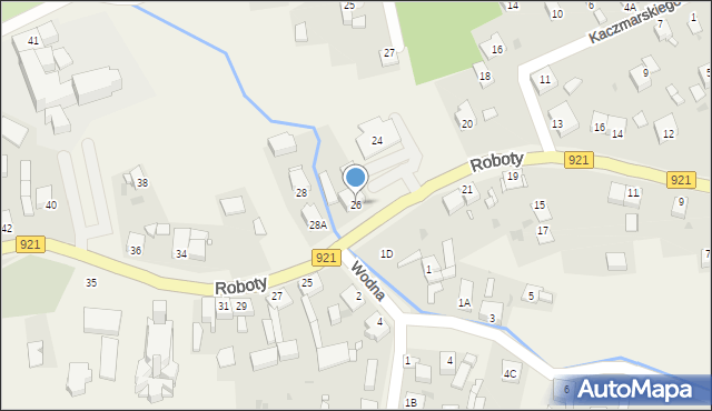 Gierałtowice, Roboty, ks., 26, mapa Gierałtowice