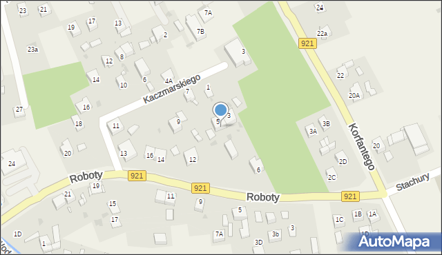 Gierałtowice, Roboty, ks., 4, mapa Gierałtowice