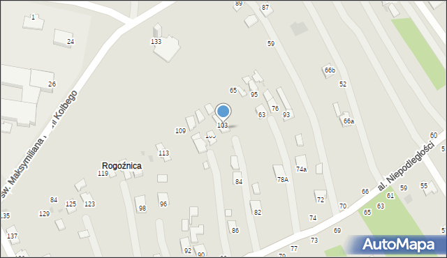 Głogów Małopolski, Rogoźnica, 68a, mapa Głogów Małopolski