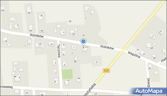 Golasowice, Rolników, 5, mapa Golasowice