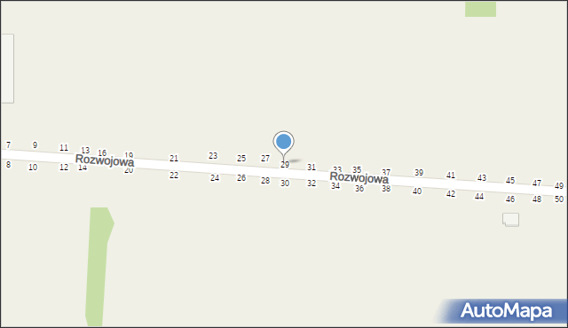 Grębiszew, Rozwojowa, 29, mapa Grębiszew