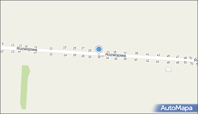 Grębiszew, Rozwojowa, 32, mapa Grębiszew