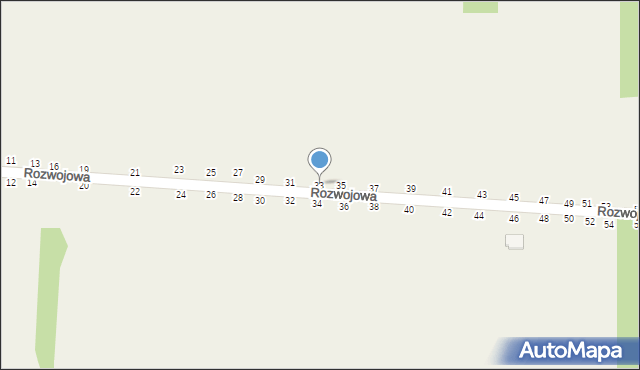 Grębiszew, Rozwojowa, 33, mapa Grębiszew