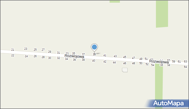 Grębiszew, Rozwojowa, 39, mapa Grębiszew