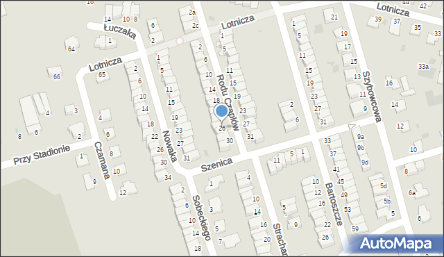 Inowrocław, Rodu Czaplów, 26, mapa Inowrocławia