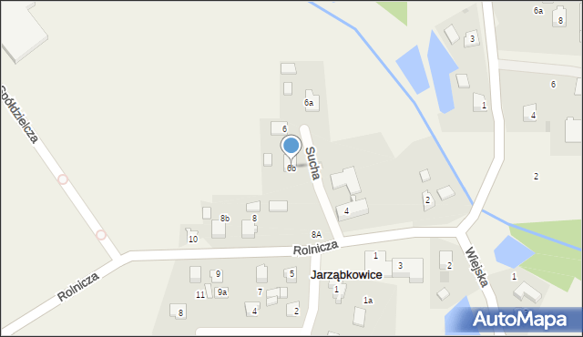 Jarząbkowice, Rolnicza, 6b, mapa Jarząbkowice