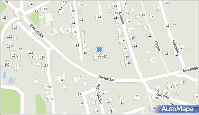 Jaworzno, Rolna, 21, mapa Jaworzno