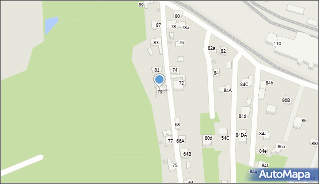 Jaworzno, Roździeńskiego Walentego, 79, mapa Jaworzno