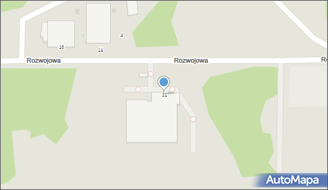 Jaworzno, Rozwojowa, 11, mapa Jaworzno