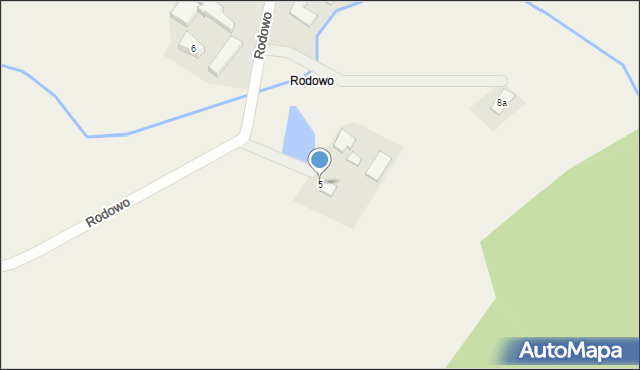 Jędrychowo, Rodowo, 5, mapa Jędrychowo