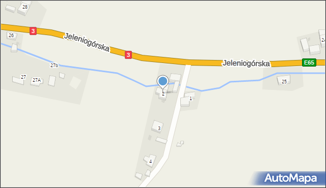 Kaczorów, Rogowa, 2, mapa Kaczorów