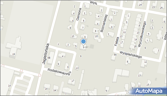 Kluczbork, Rodakowskiego, 7, mapa Kluczbork