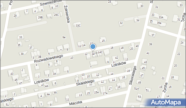 Kobyłka, Rozwadowskiego Tadeusza, gen., 14, mapa Kobyłka