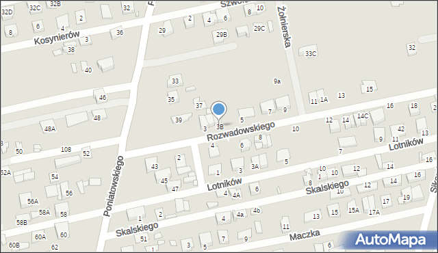 Kobyłka, Rozwadowskiego Tadeusza, gen., 3B, mapa Kobyłka