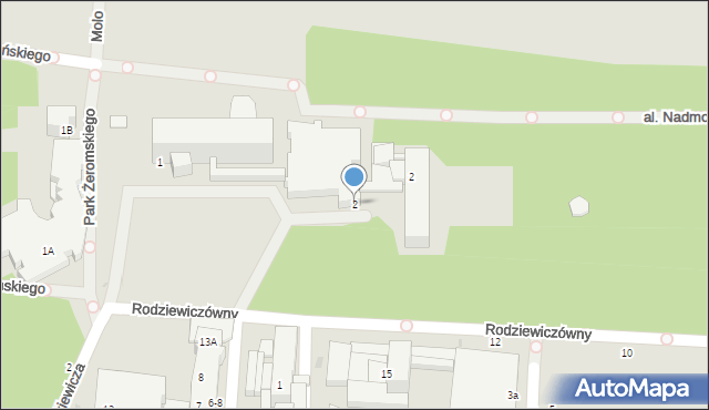 Kołobrzeg, Rodziewiczówny Marii, 2, mapa Kołobrzegu