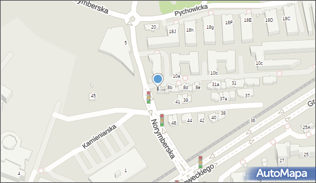 Kraków, Rostworowskiego Stanisława, gen., 3, mapa Krakowa