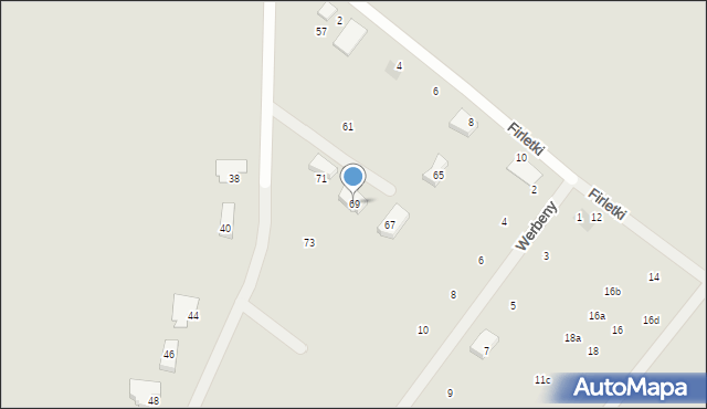 Kretomino, Rolna, 69, mapa Kretomino