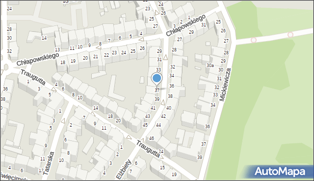 Legnica, Roosevelta Franklina Delano, 37, mapa Legnicy