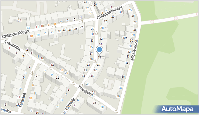 Legnica, Roosevelta Franklina Delano, 38, mapa Legnicy