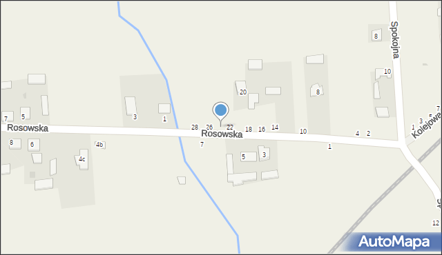 Leopoldów, Rosowska, 24, mapa Leopoldów