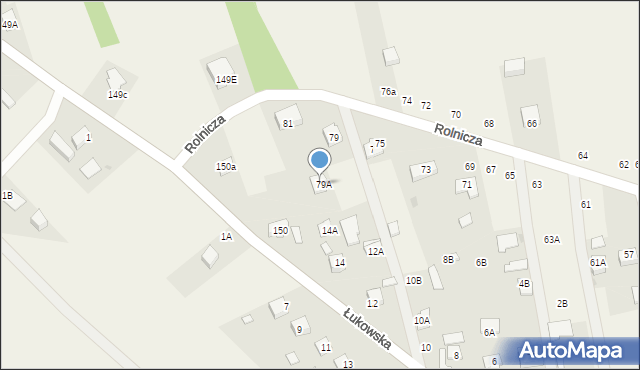 Lisia Góra, Rolnicza, 81A, mapa Lisia Góra