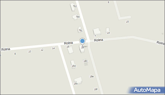 Lubawa, Rolna, 18, mapa Lubawa