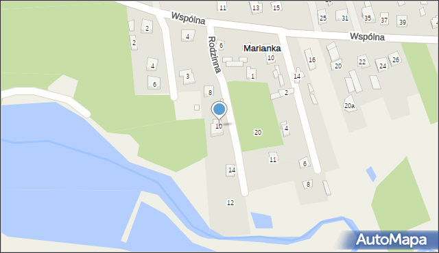 Marianka, Rodzinna, 10, mapa Marianka