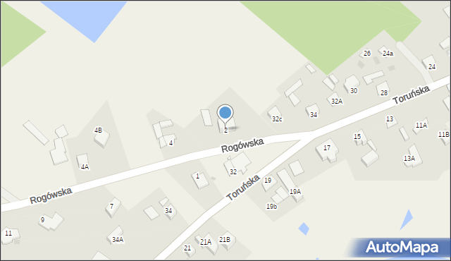 Młyniec Pierwszy, Rogówska, 2, mapa Młyniec Pierwszy
