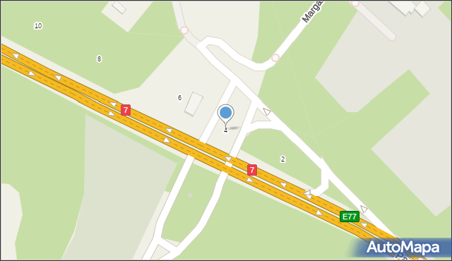 Modlniczka, Rożańskiego Adama, prof., 4, mapa Modlniczka