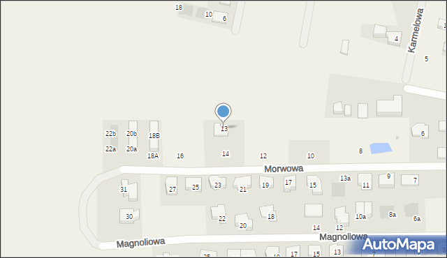 Mosty, Rozmarynowa, 13, mapa Mosty