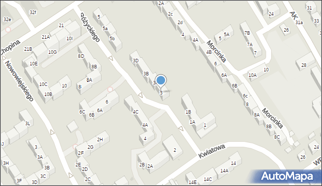 Mysłowice, Różyckiego Ludomira, 3, mapa Mysłowice