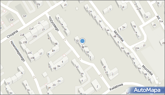 Mysłowice, Różyckiego Ludomira, 3B, mapa Mysłowice