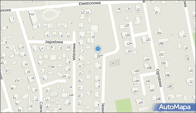 Nasielsk, Rostkowskiej Jadwigi, 15, mapa Nasielsk