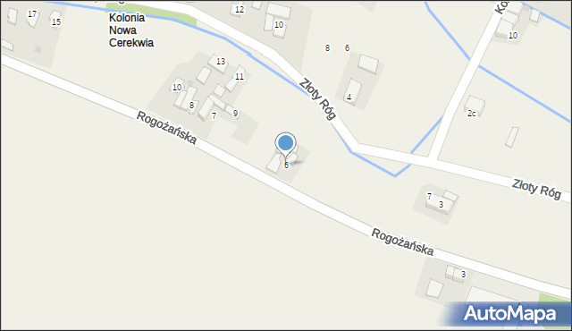 Nowa Cerekwia, Rogożańska, 6, mapa Nowa Cerekwia