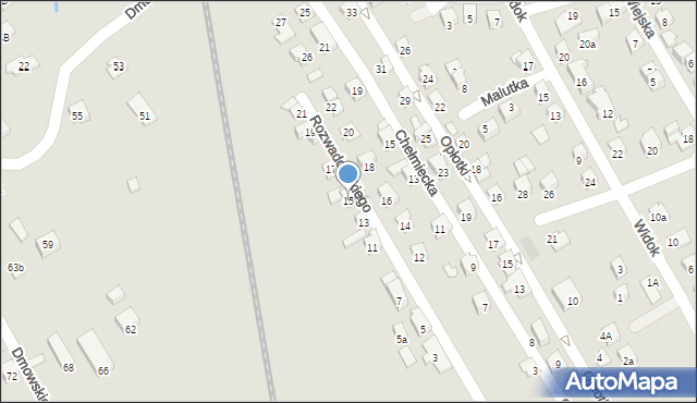 Nowy Sącz, Rozwadowskiego Tadeusza, gen., 15, mapa Nowego Sącza