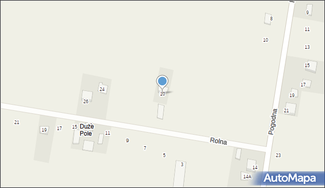 Oblęgór, Rolna, 10, mapa Oblęgór