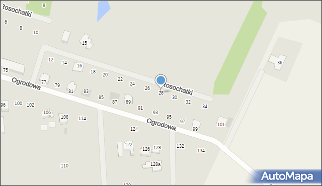 Opatówek, Rosochatki, 28, mapa Opatówek