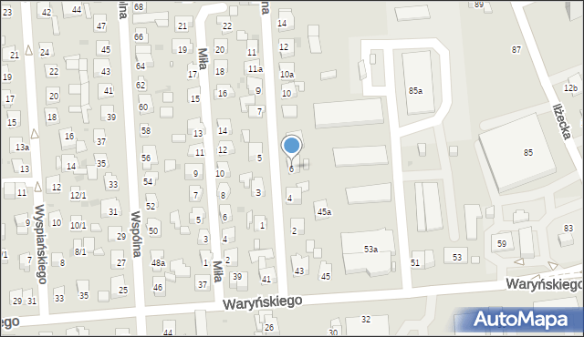 Ostrowiec Świętokrzyski, Rodzinna, 6, mapa Ostrowiec Świętokrzyski