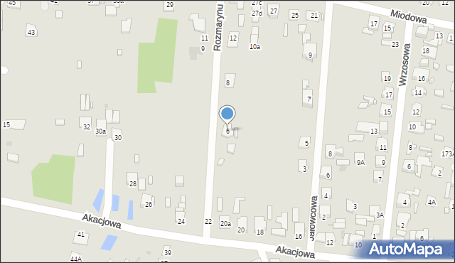 Ostrowiec Świętokrzyski, Rozmarynu, 6, mapa Ostrowiec Świętokrzyski