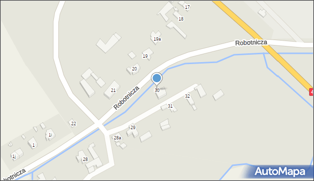 Paczków, Robotnicza, 30, mapa Paczków