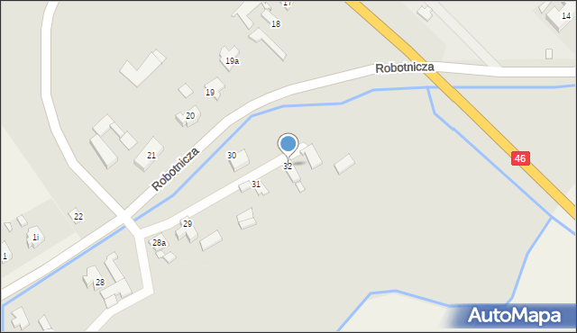 Paczków, Robotnicza, 32, mapa Paczków