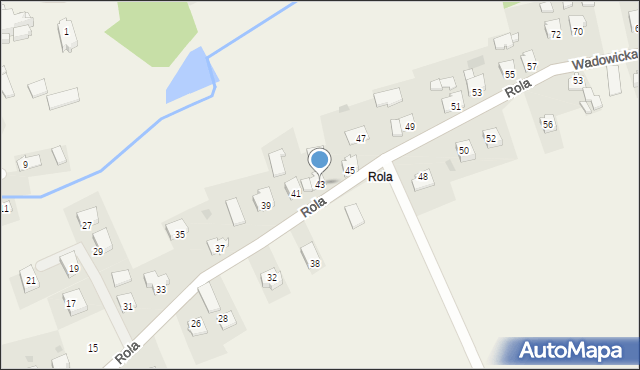 Paszkówka, Rola, 43, mapa Paszkówka