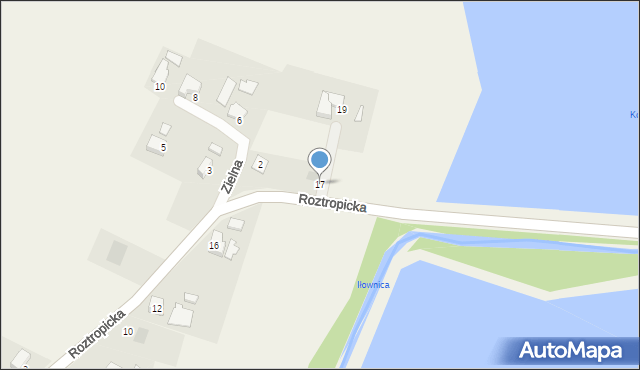 Pierściec, Roztropicka, 17, mapa Pierściec