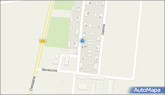 Pilszcz, Różana, 6, mapa Pilszcz