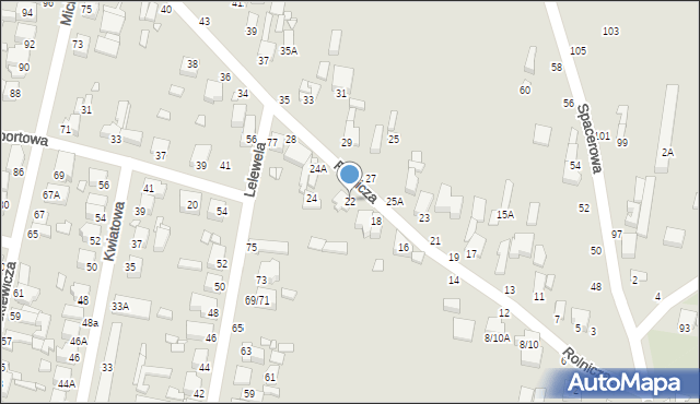 Piotrków Trybunalski, Rolnicza, 22, mapa Piotrków Trybunalski