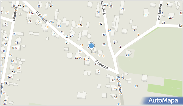 Piotrków Trybunalski, Rolnicza, 9, mapa Piotrków Trybunalski